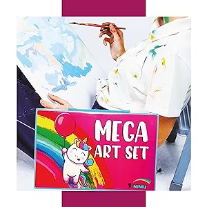NIMU-86-Pcs-Mega-Deluxe-Painting-Art-Set-Art-and-Craft-Supplies-Great-Gift-for-Girls-and-Boys-Age-4--B08RNHHTPJ